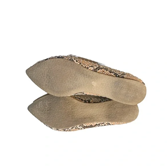 Steve Madden Feather Studded Snake Flats - Picture 7 of 8